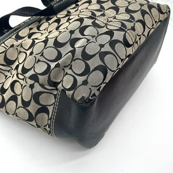 COACH VINTAGE Y2K Signature Jacquard Shoulder Bag, Large Tote - Picture 15 of 15